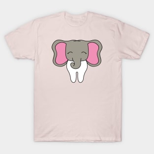 Cute Molar with Elephant head illustration - for Dentists, Hygienists, Dental Assistants, Dental Students and anyone who loves teeth by Happimola T-Shirt